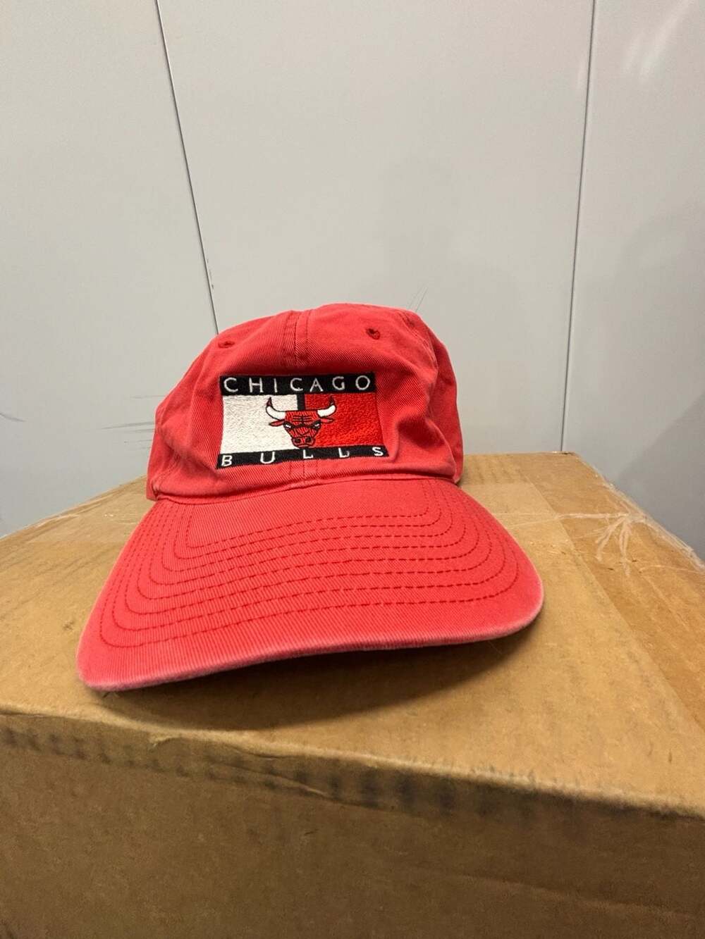 Vintage Chicago Bulls Drew Pearson Strapback Hat Tommy Style NBA Cap